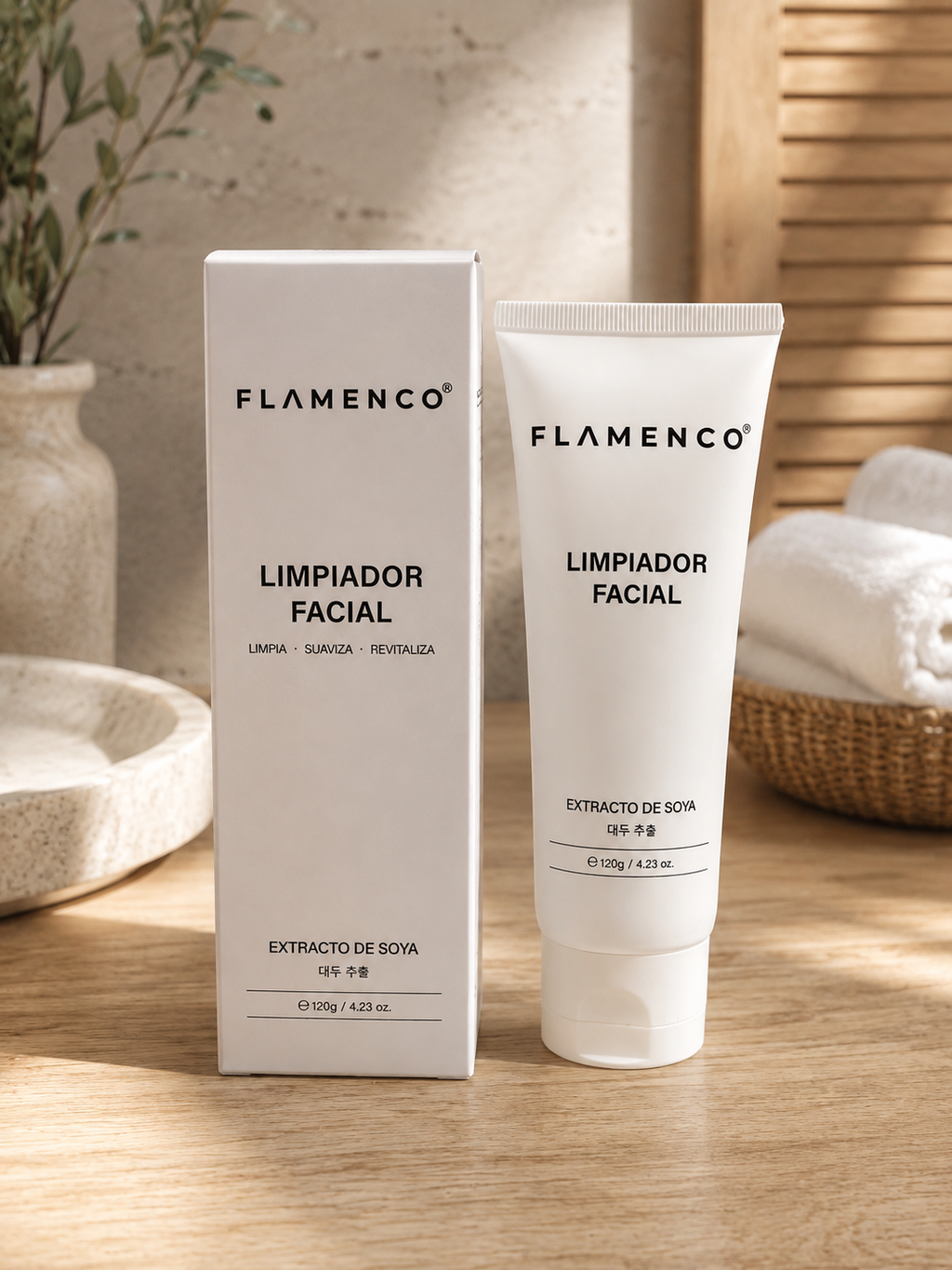 Kit de Cuidado Facial con Extracto de Soya (3 pasos)