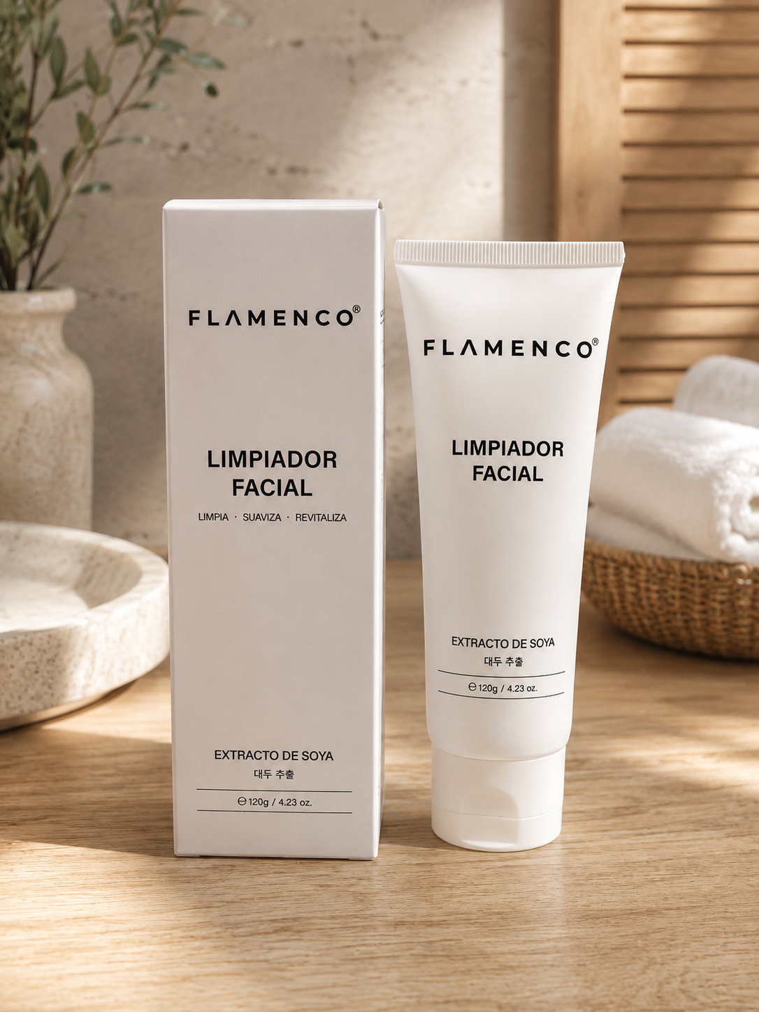 Kit de Cuidado Facial con Extracto de Soya (3 pasos)