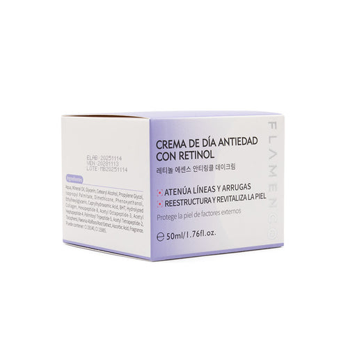 Crema antiedad con retinol día y noche