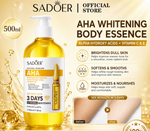 Esencia Corporal Exfoliante con AHA 500 ml