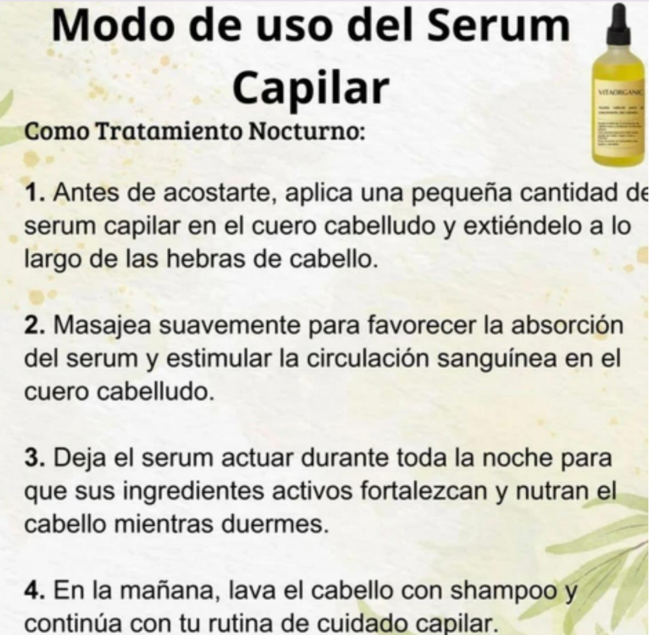 Aceite Capilar Nutritivo con Aceites Naturales