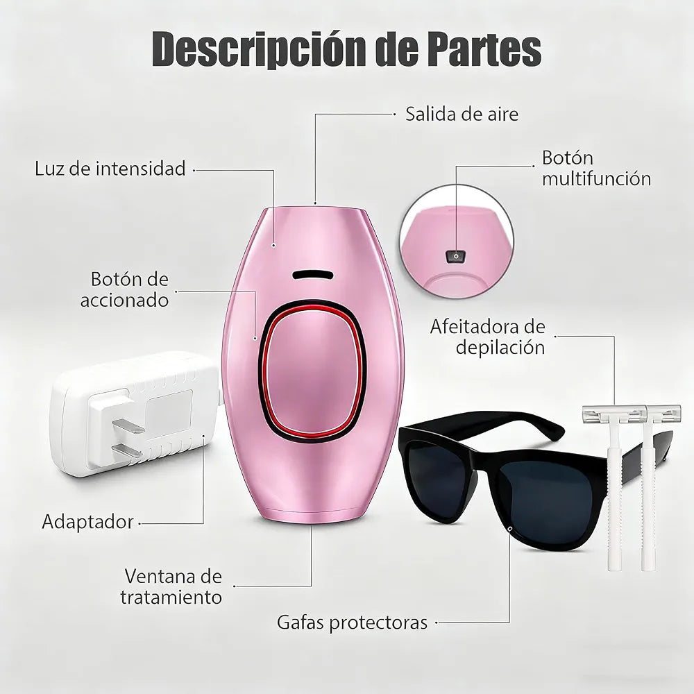 Depiladora IPL de Luz Pulsada para Uso en Casa