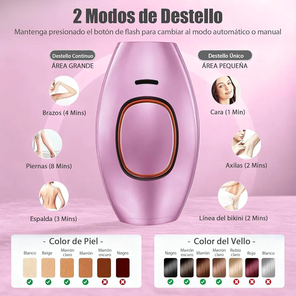 Depiladora IPL de Luz Pulsada para Uso en Casa
