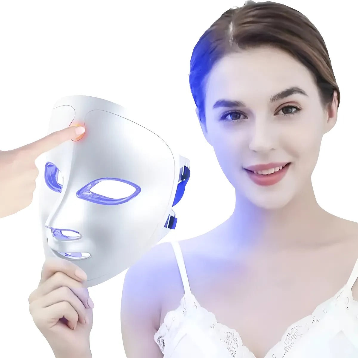 Máscara de Terapia LED Facial 7 Colores